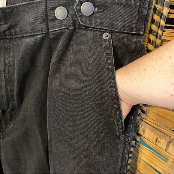 Universal Thread Black extra Wide-Leg adjust waist trouser Pants fair trade 17 - Picture 4 of 11